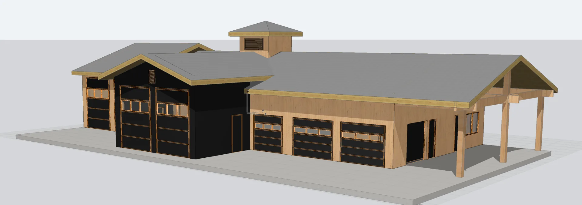 Garage design by Piper Cole Architects, Seattle Eastside residential architect