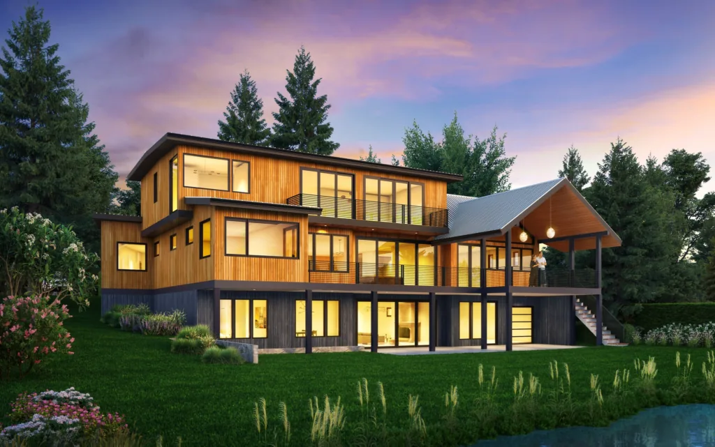 Residential architecture project by Piper Cole Architects, Seattle Eastside WA