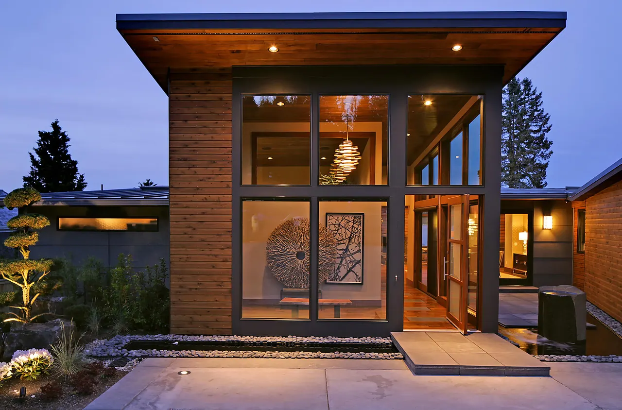 Carr Remodel: entry pavilion