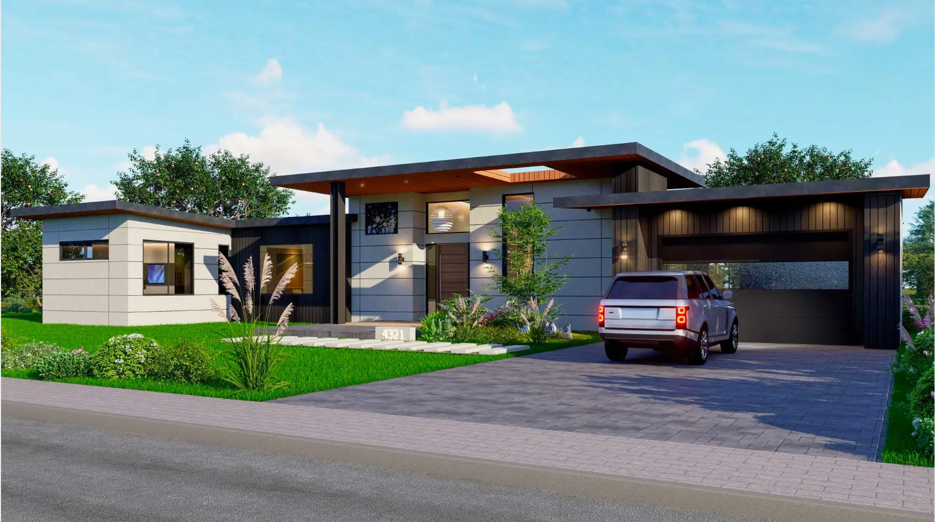 Lake Chelan Residence: floor plan