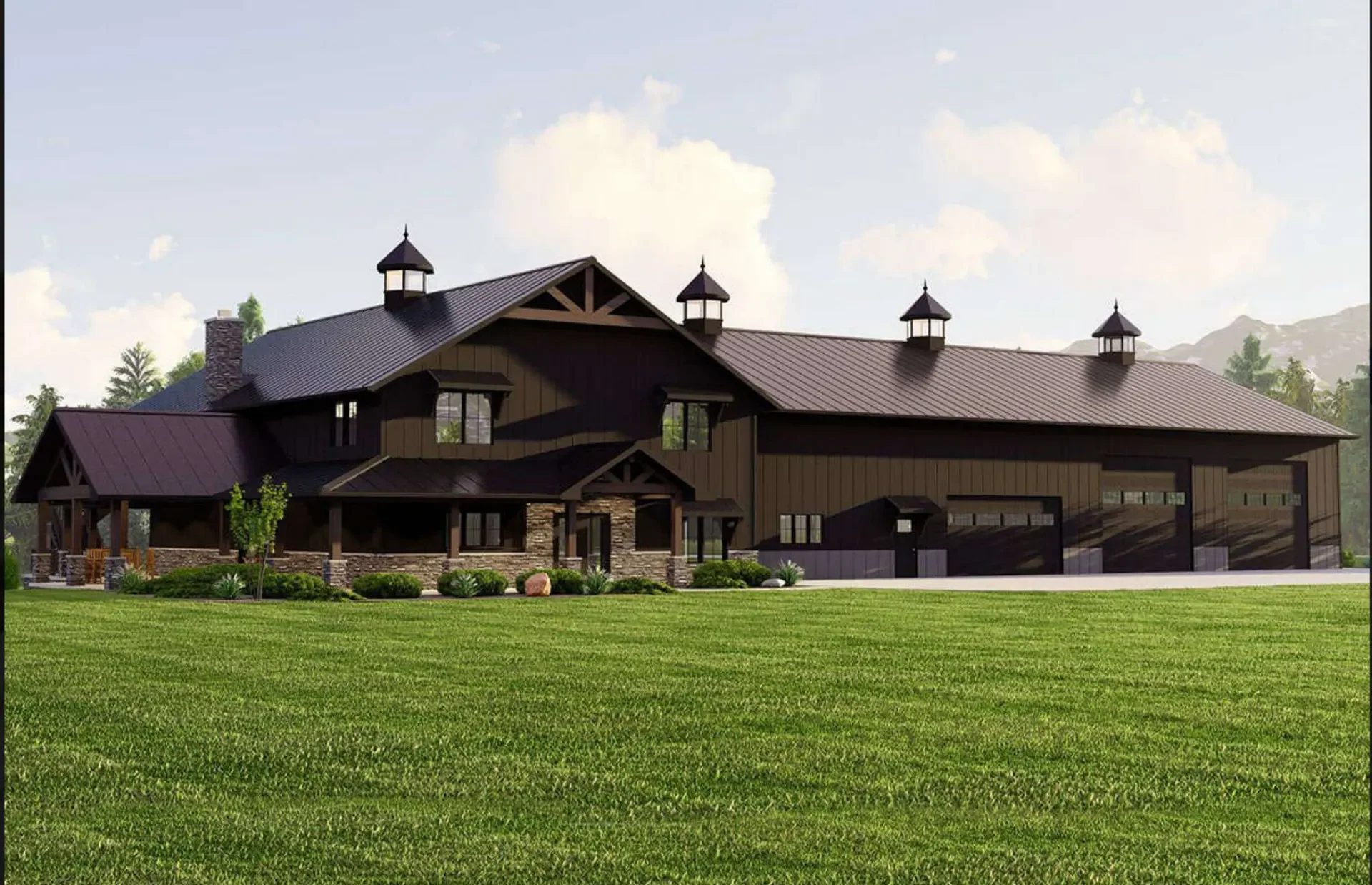 Lake Chelan Winery: winery from the vineyard