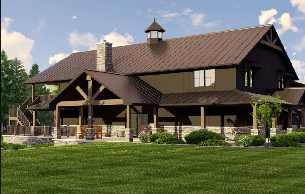 Lake Chelan Winery: tasting room with timber gable