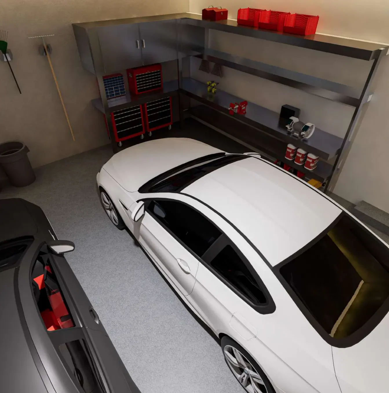 Orchard Street Homes 4018 & 4022: garage