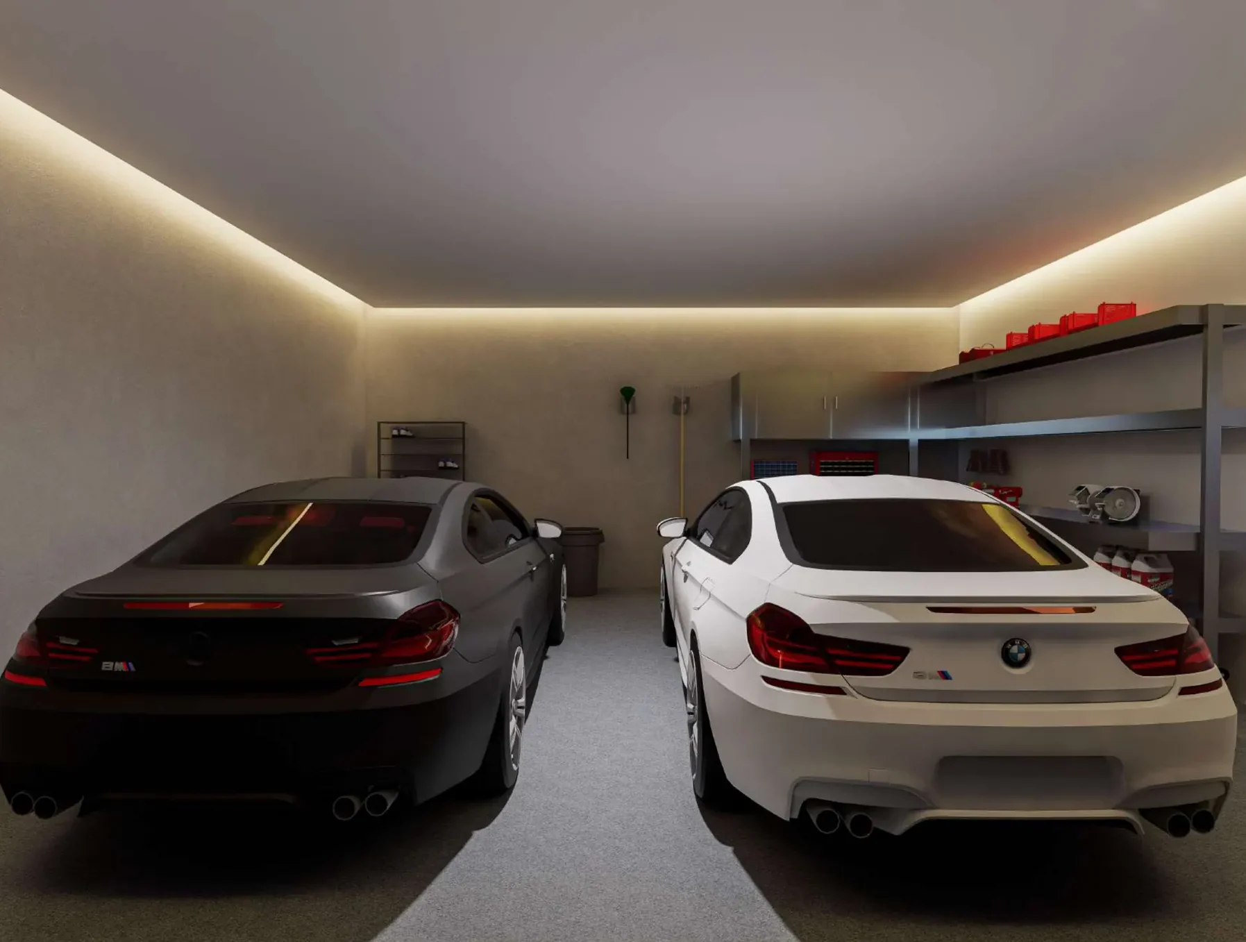 Orchard Street Homes 4018 & 4022: garage
