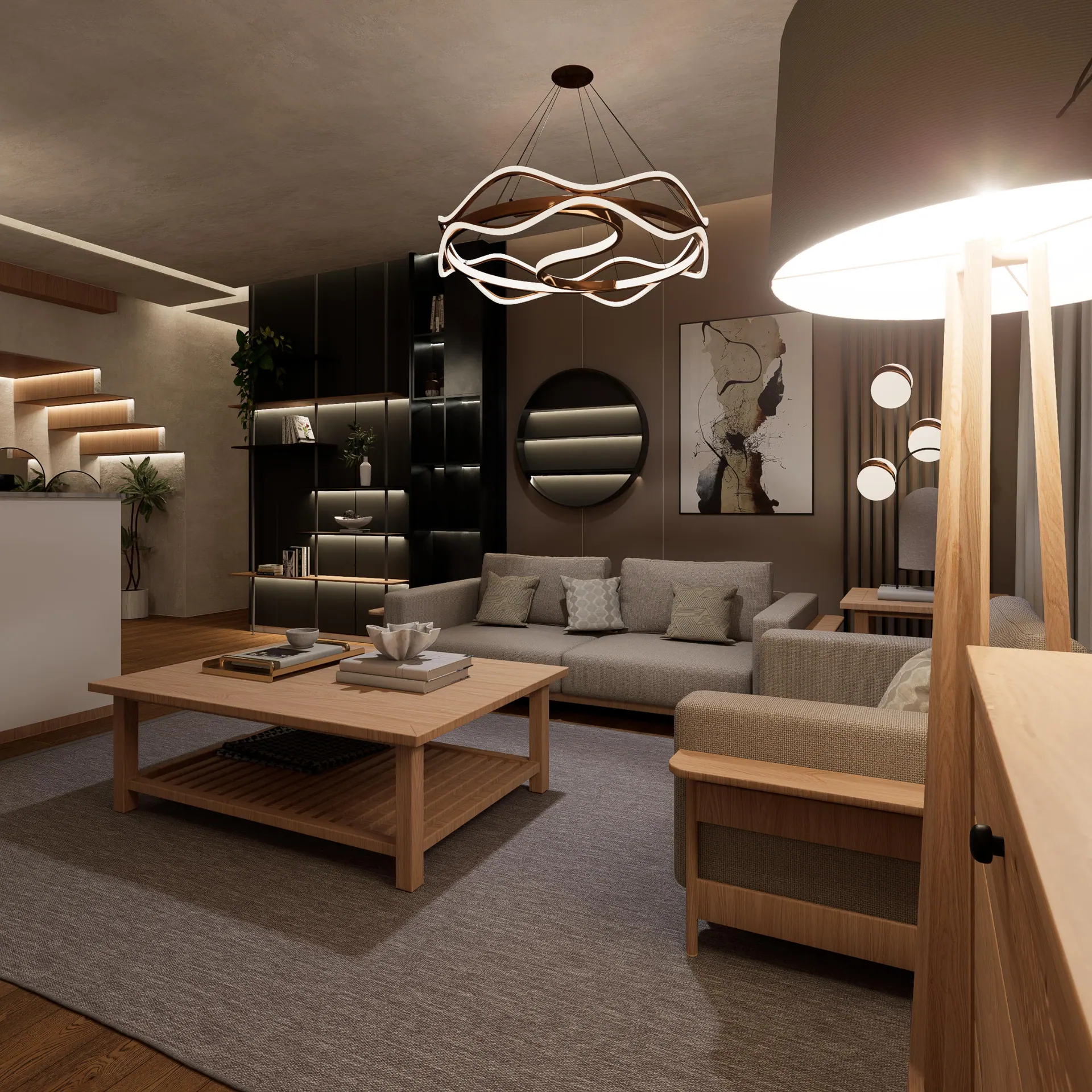 Orchard Street Homes 4018 & 4022: lounge