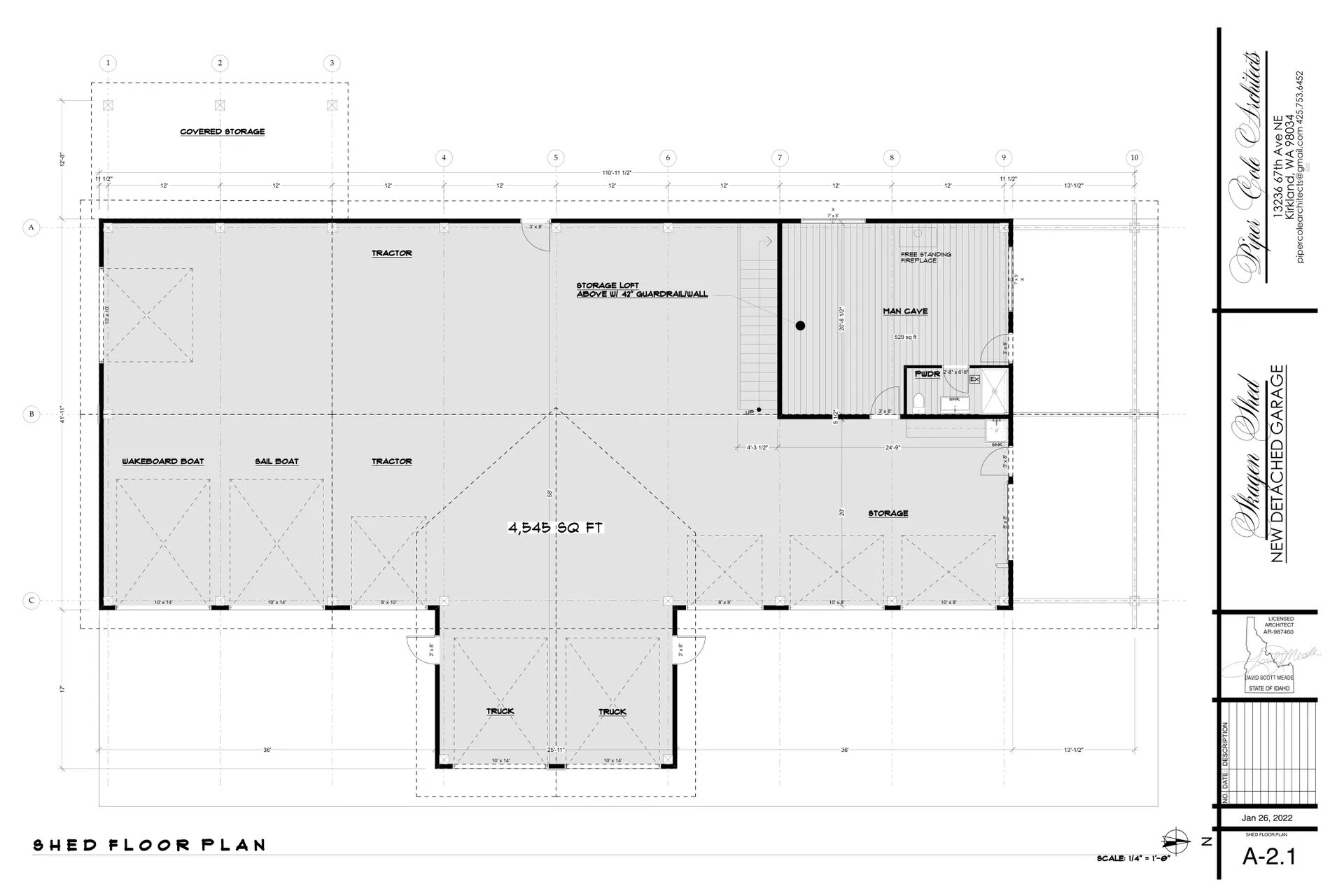 Skagen Sunrise Cabin, Hunter's Hill Farm, Worley, Idaho: site plan
